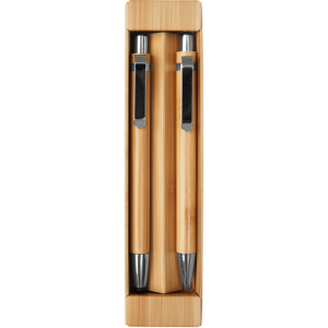 SET DE BOLIGRAFO Y LÁPIZ MECÁNICO DE BAMBÚ NAGANO